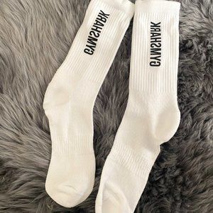 White Gymshark Socks